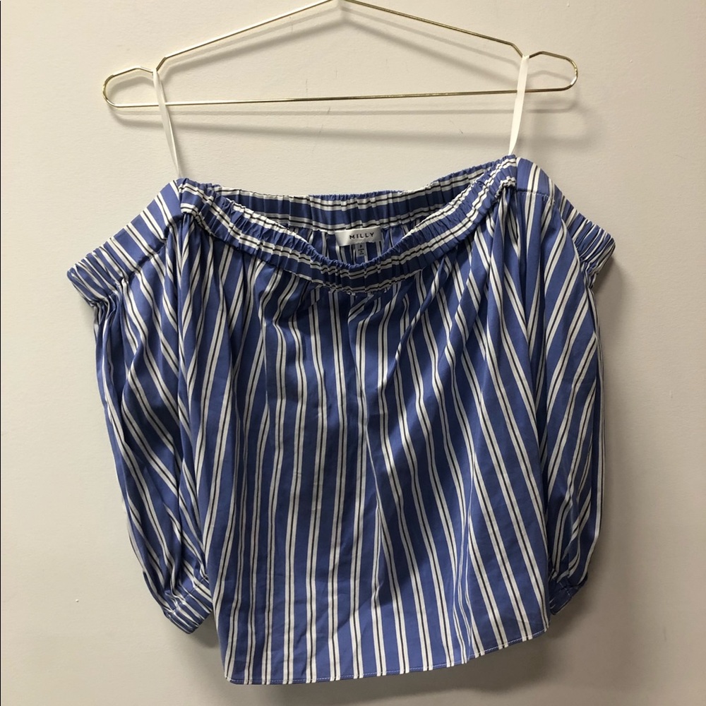 Off the shoulder striped Milly top